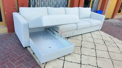 Selling sofa beige ikea vimle lshape sofa