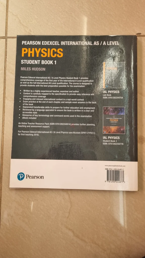 كتاب الفيزياء للطالب من منهج إدكسيل الدولي لمستوى A المعتمد من بيرسون 162935676470273111
