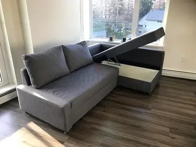IKEA brand couch conwerd bed