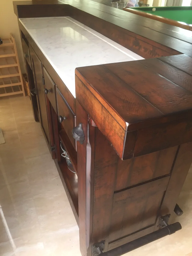 Pottery Barn Rustic Bar63219821139713114