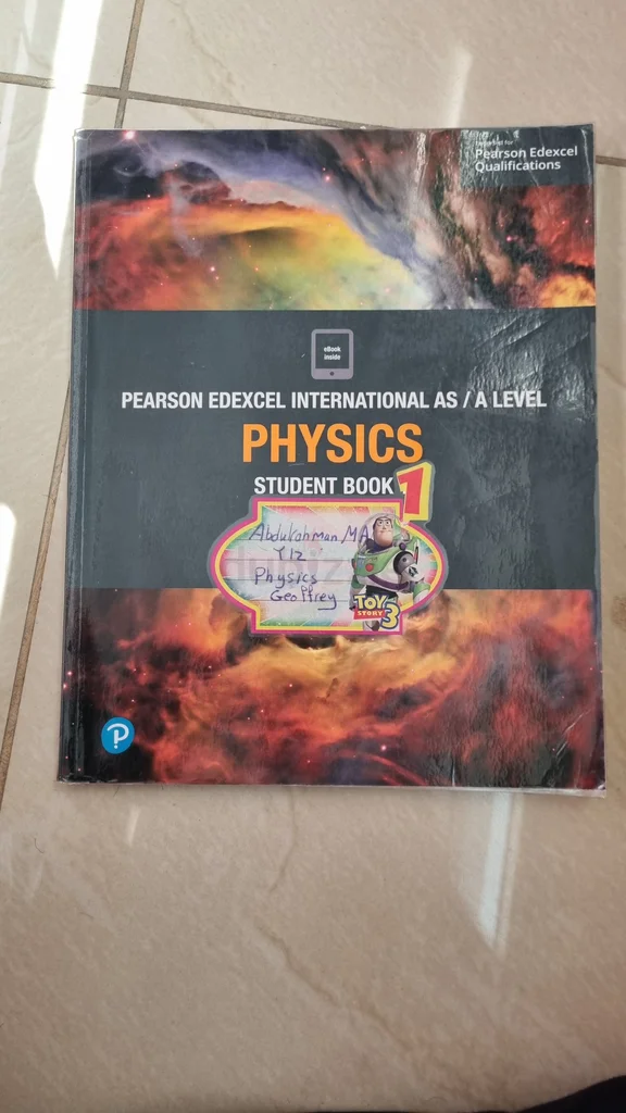 كتاب الفيزياء للطالب من منهج إدكسيل الدولي لمستوى A المعتمد من بيرسون 1629356764702731110