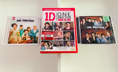 2 One Direction Music CD’s + DVD