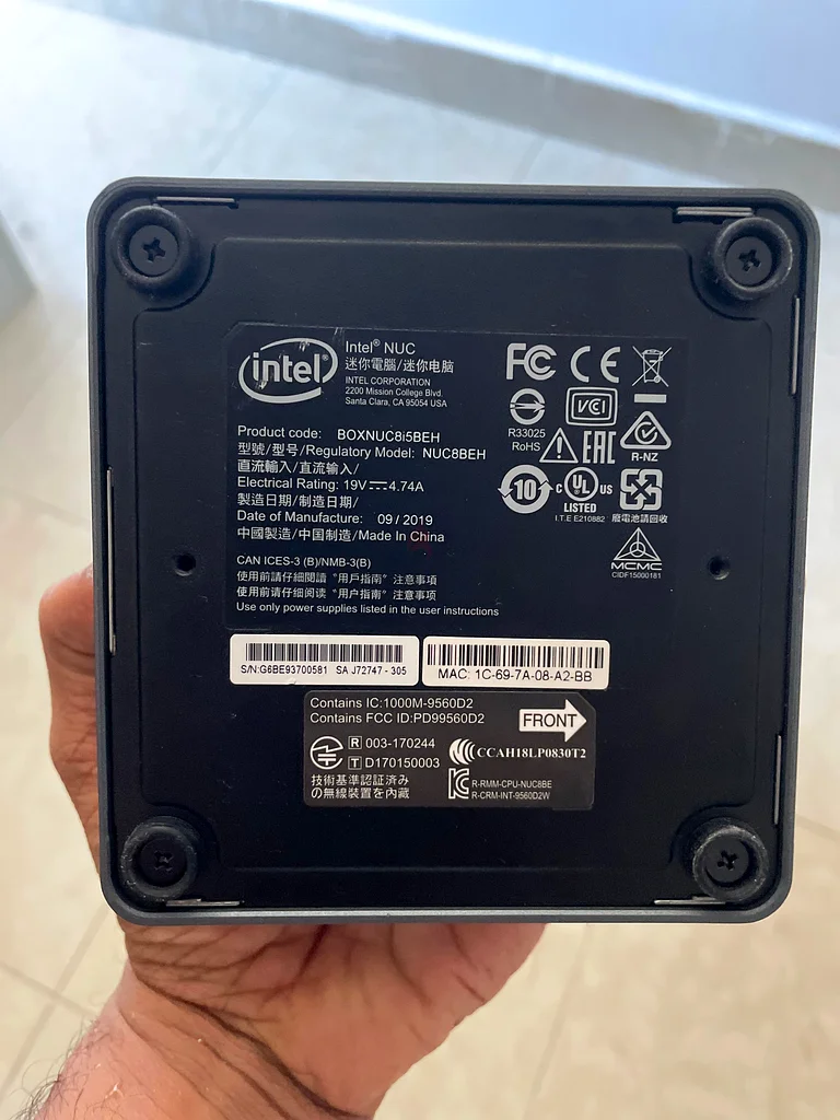 Intel NUC Mini PC Kit - Power and Performance in a Compact Size!63255537521921112