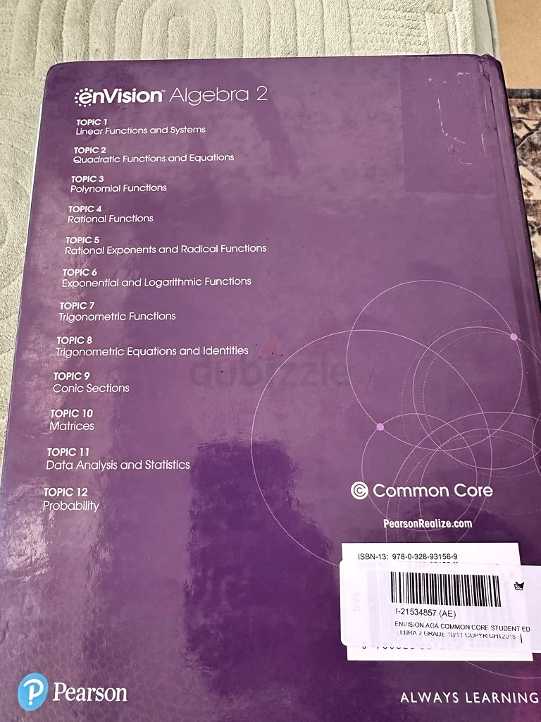 Unlock Success with EmVision Algebra 2 Textbook63264081601921110