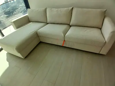 Selling IKEA Vimle L shape sofa bed Beieg like a Brand new