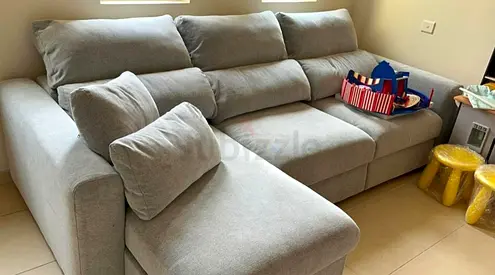 Top Quality IKEA Eskilstuna L shape sofa bed grey