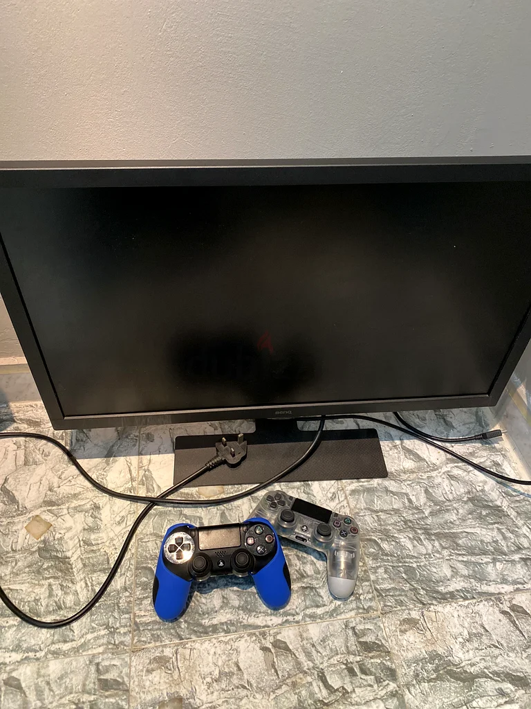 شاشة للألعاب + 2 وحدة تحكم لجهاز PS463230190309379119