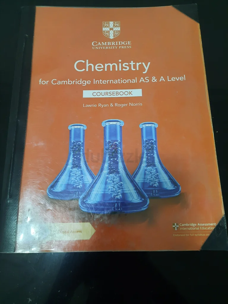 كتاب كامبريدج إنترناشونال AS/A مستوى الكيمياء629316763546901128