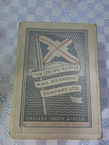 COLLECTOR UNION CASTLE PLAYING CARDS