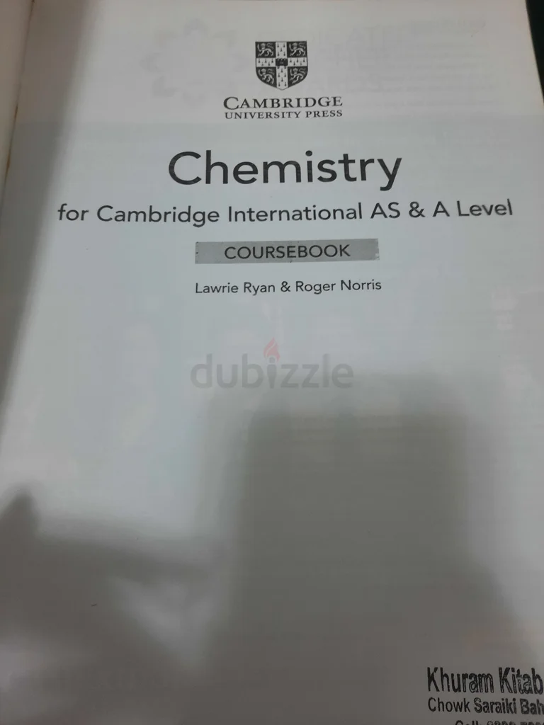 كتاب كامبريدج إنترناشونال AS/A مستوى الكيمياء62931676354690111