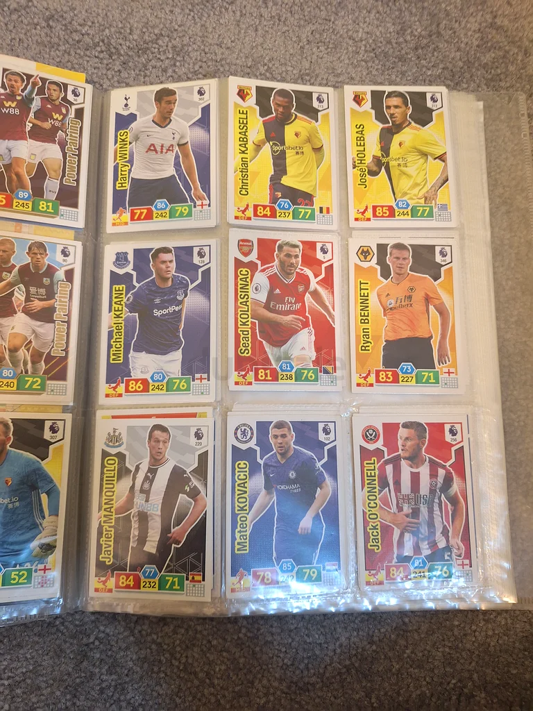 panini cards Premier league. 2019/20 football cards63208861167234114