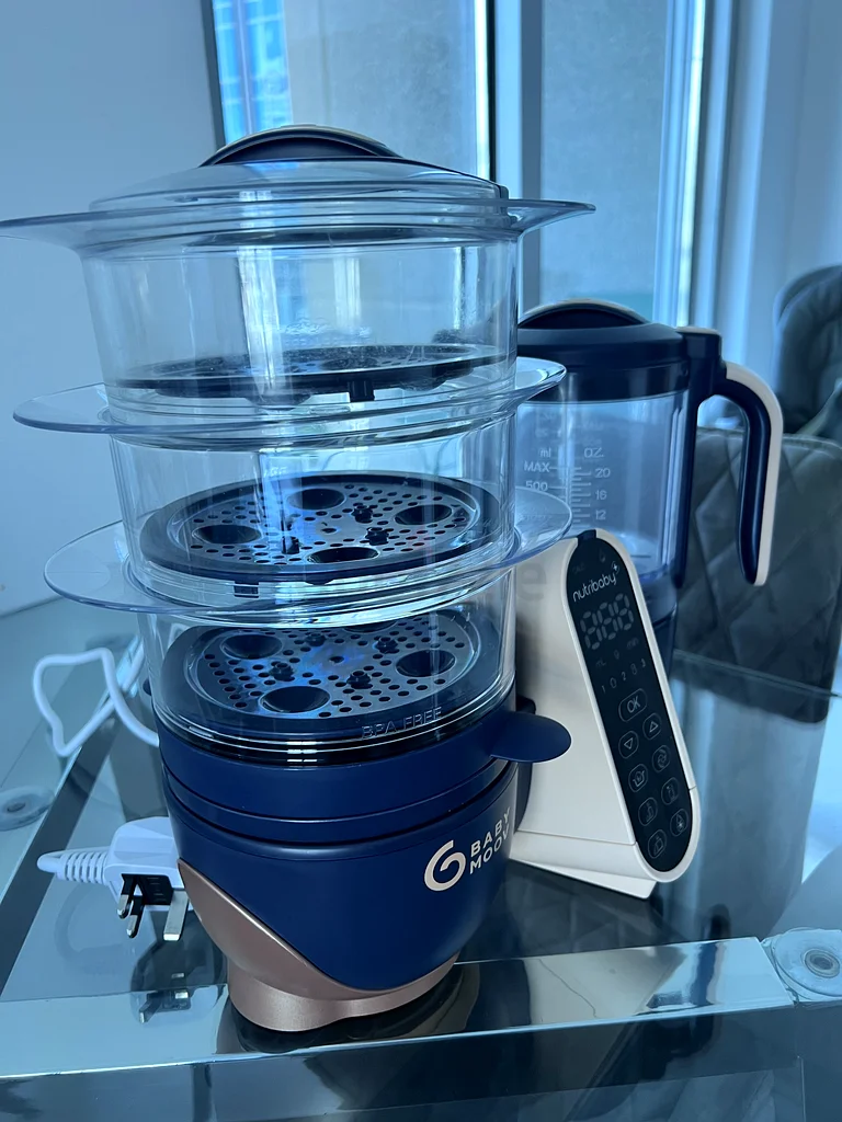 Only few times used Nutribaby Baby Moov + XL Baby Food Processor for Healthy Meals!63205365001091112