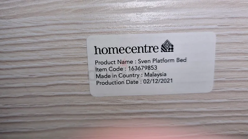 Modern Platform Double Bed with Storage - Hpme Center62864708634371112
