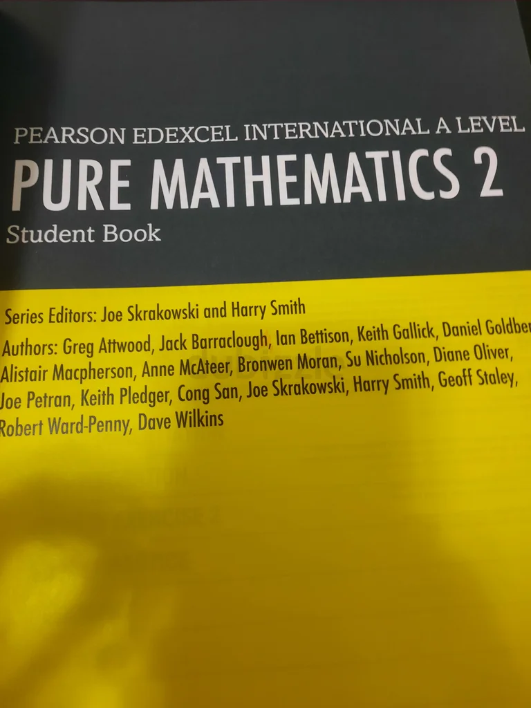 Edexcel International AS Level Maths Pure Mathematics 262931676319746111