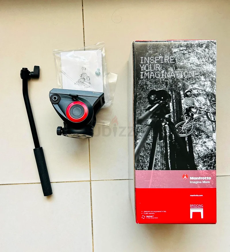 رأس الفيديو Manfrotto MVH500AH مع قاعدة مسطحة62931672558593113