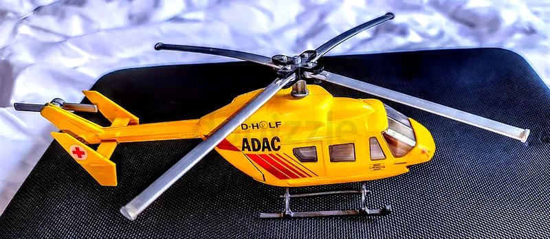 SIKU ADAC D-HILF Scale- 1 :55 Charming Yellow Diecast Toy Helicopter for Kids628638235130911127