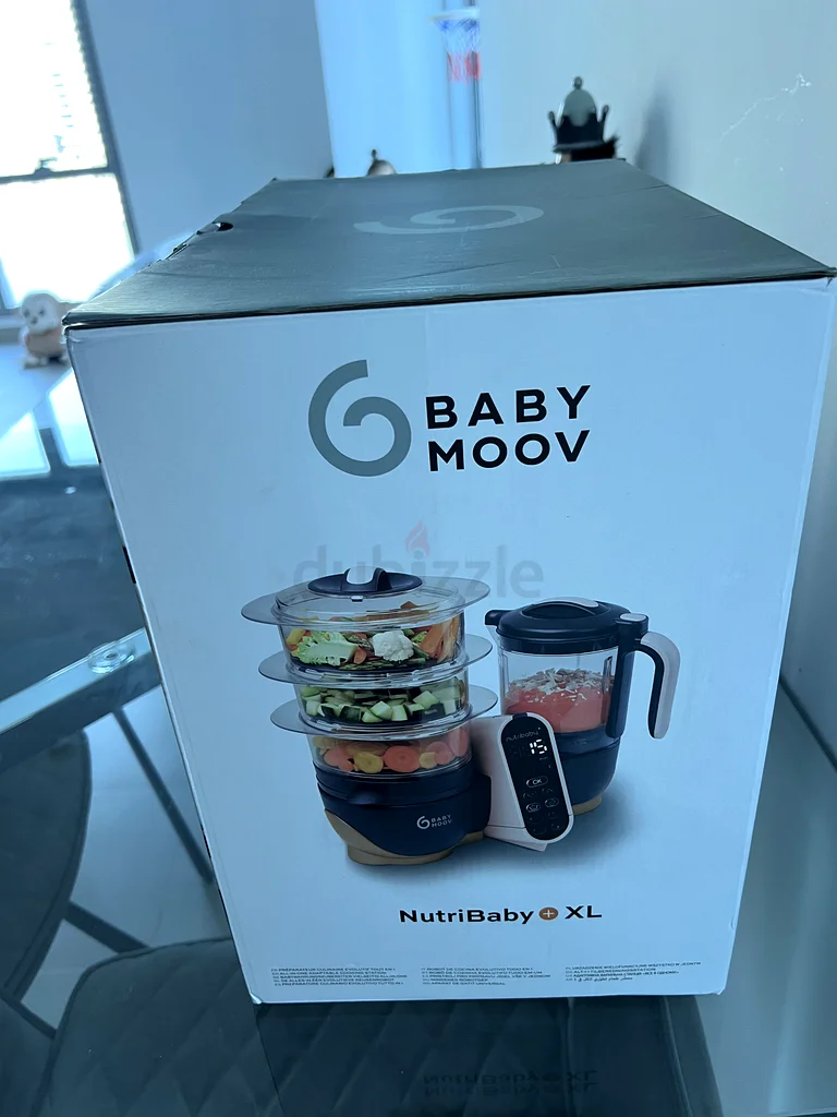 Only few times used Nutribaby Baby Moov + XL Baby Food Processor for Healthy Meals!63205365001091114