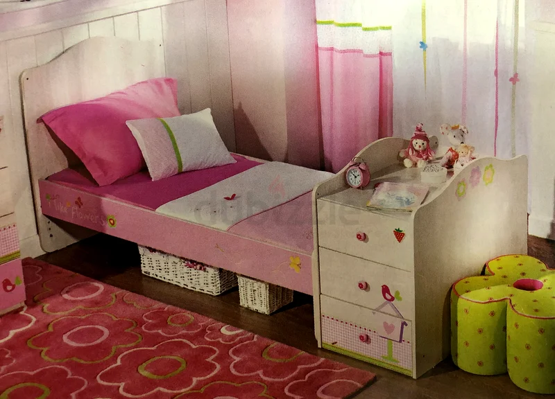 Kids bed expandable 110 to 160cm with bedding and mattresses63217816668547113