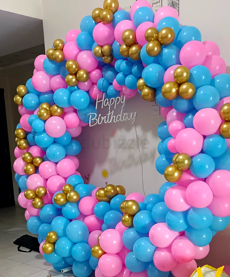 Birthday party balloon decorations63188653453443111
