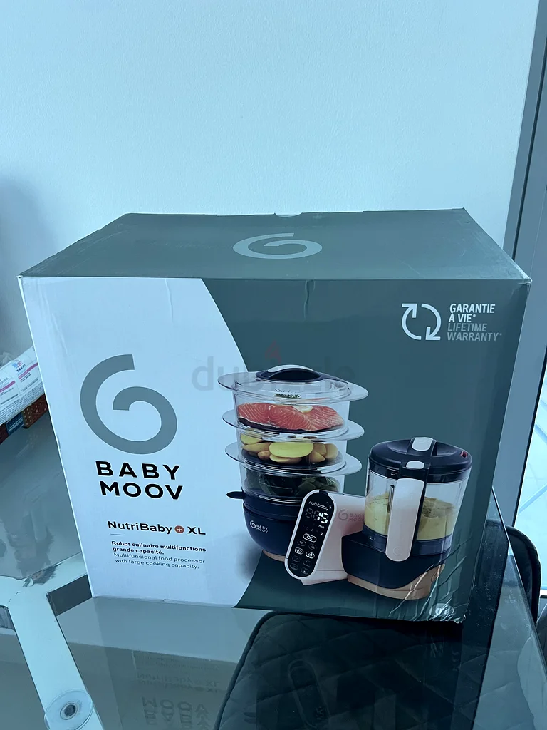 Only few times used Nutribaby Baby Moov + XL Baby Food Processor for Healthy Meals!63205365001091113