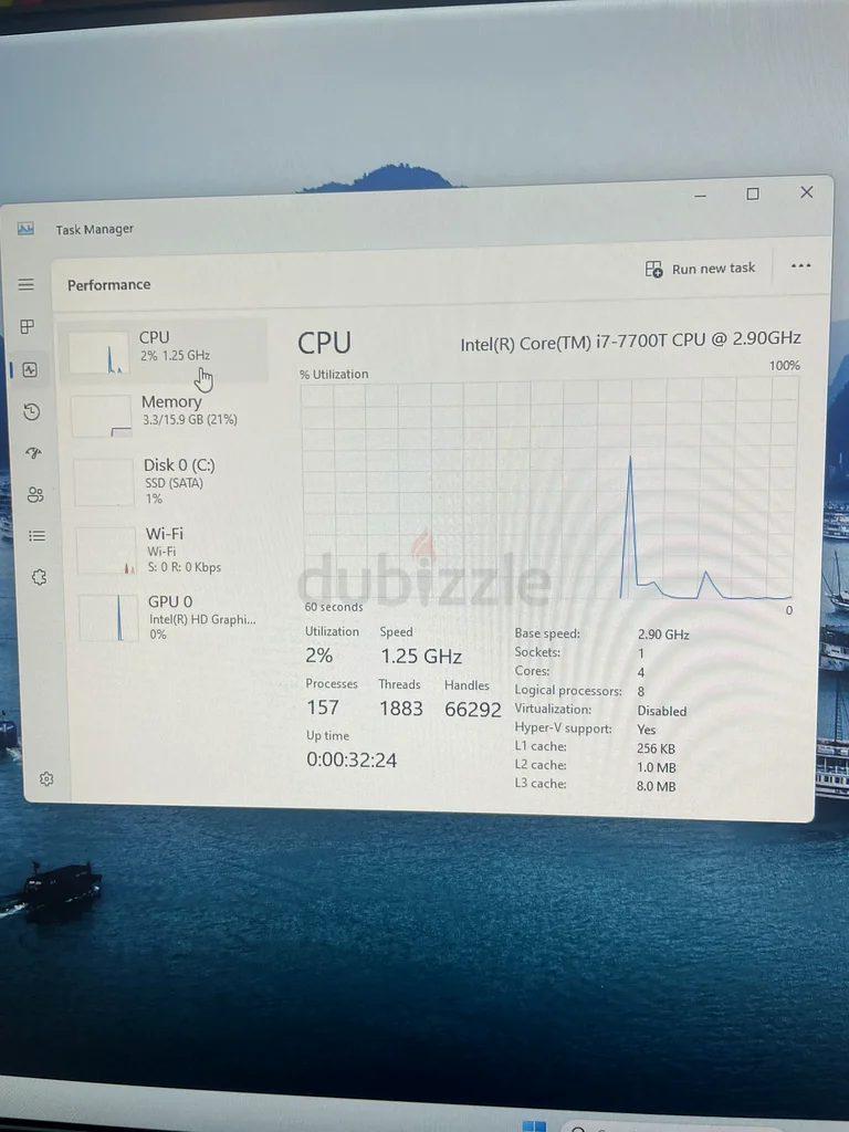 جهاز لينوفو الكل في واحد V510Z بحجم 23 بوصة، معالج إنتل كور i7، شاشة FHD، ذاكرة عشوائية 16 جيجابايت، وسعة تخزين 256 جيجابايت من نوع SSD، نظام تشغيل ويندوز 11 برو63167119428737113