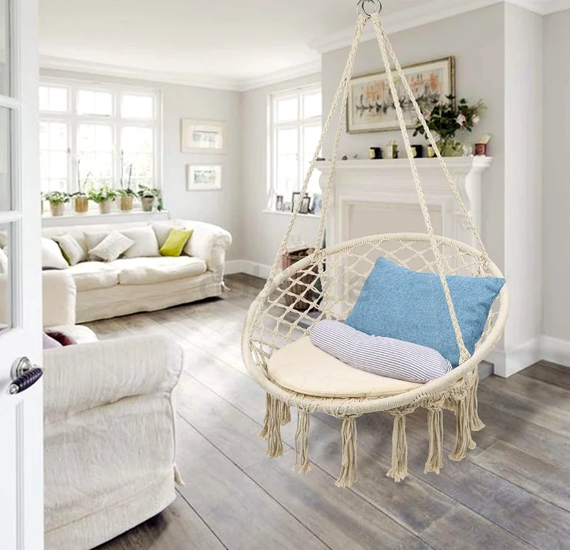 Cozy Hanging Chair - Perfect for Indoors  Outdoors63220328894209112