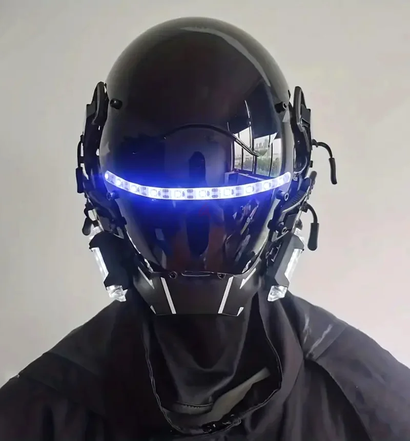 Futuristic Black Visor Helmet - A Collectors Dream!63264586547586114