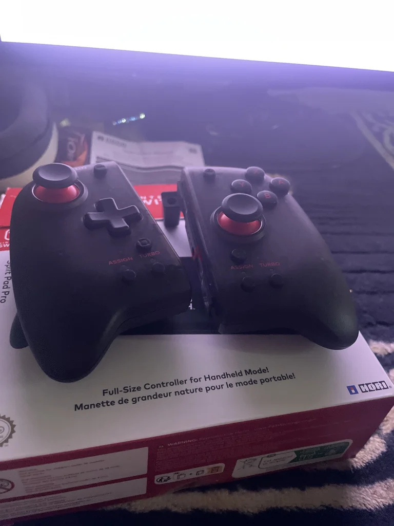 Nintendo switch split pad pro  clear black62929654193793111
