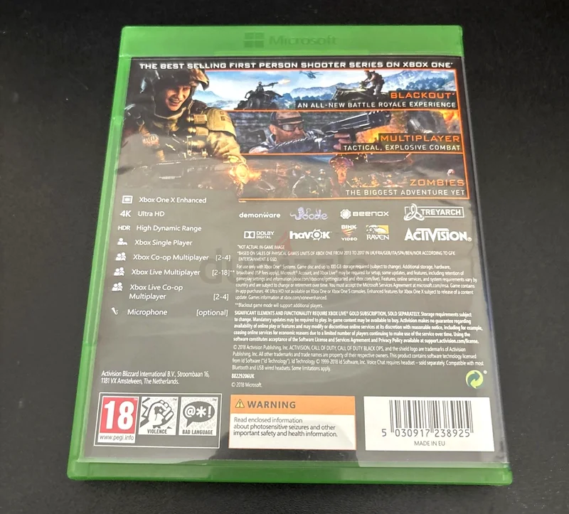 Call of Duty Black Ops 4 لعبة فيديو لجهاز Xbox One62932698715395112