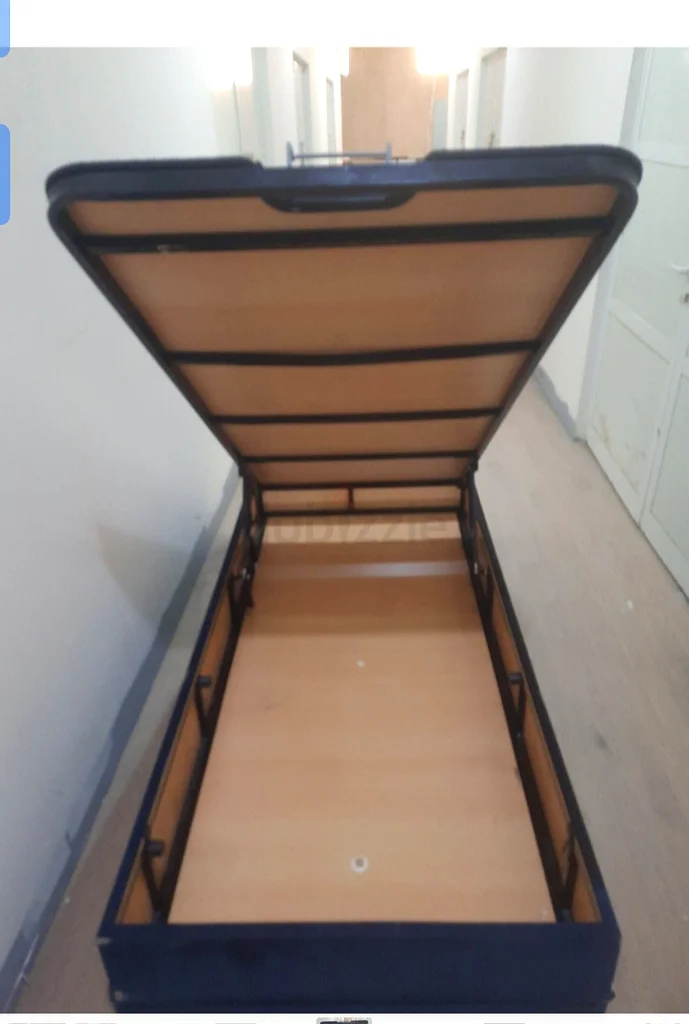 Single wooden bed with storage facility available for sale62863825220227112