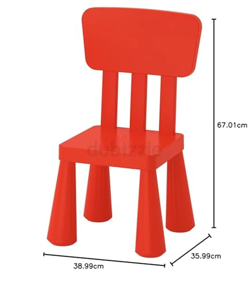 IKEA Mammut Kids Chair - Red62932700661379111