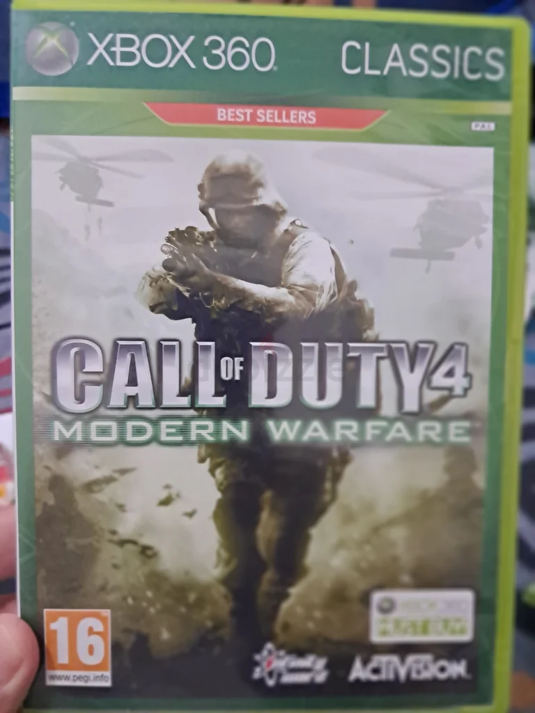 اشعر بندية الحرب مع لعبة Call of Duty 4: Modern Warfare - Xbox 360629296545587231124