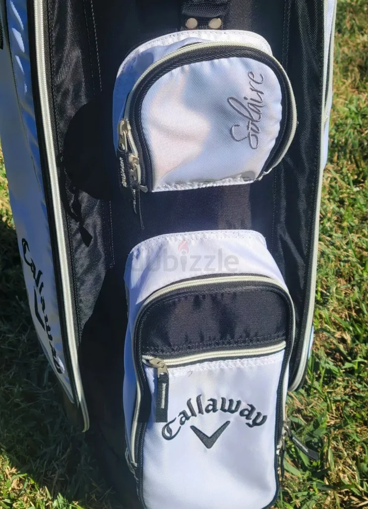 Callaway Solaire Womens 6-Way Carry/Cart Golf Bag Black White63246244489987113