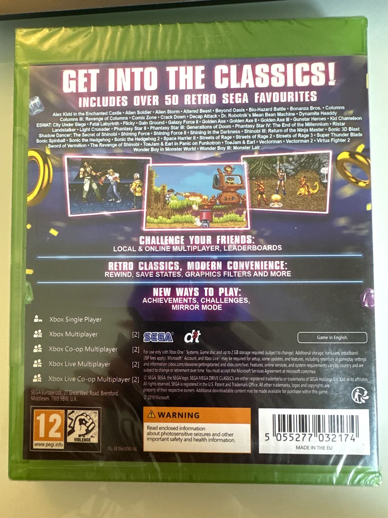 Sega Mega Drive Classics for Xbox One - Over 50 Classic Games!62930643886337111
