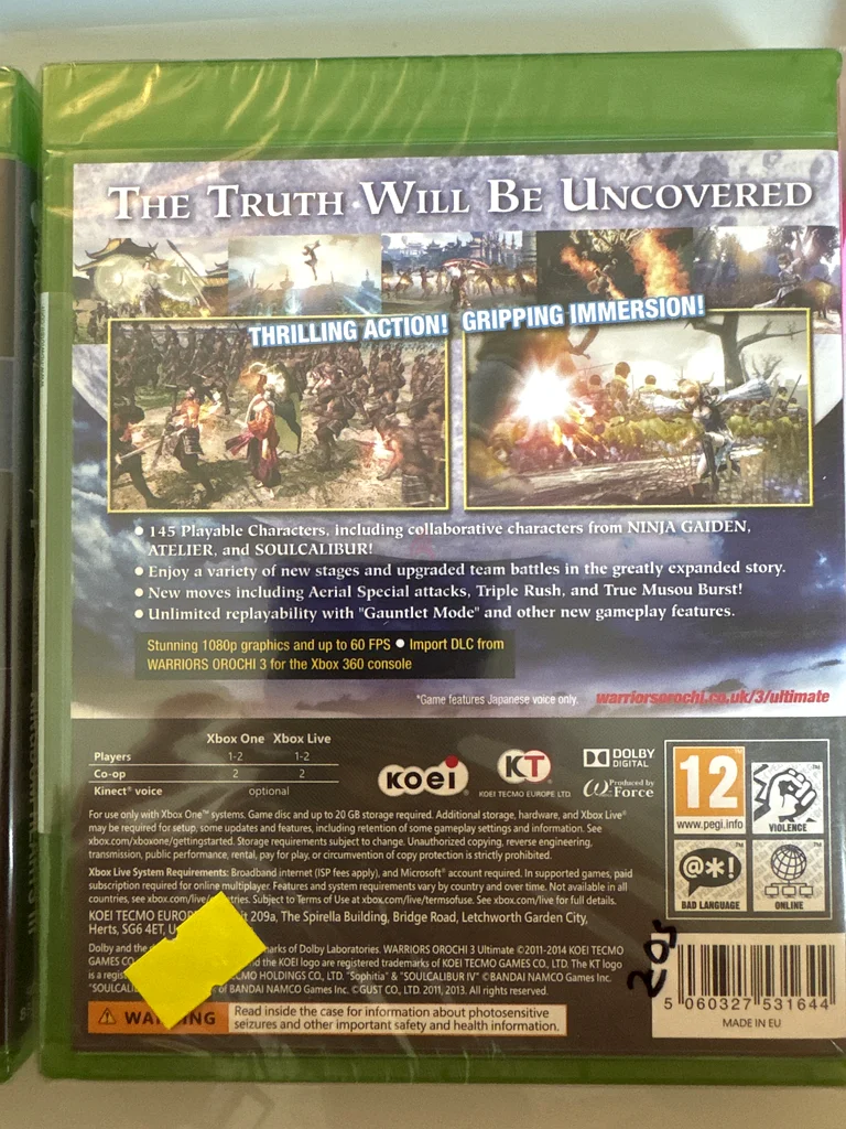 Epic Xbox One Game Collection: Kingdom Hearts  Warriors Orochi 3 Ultimate!62930643915651114