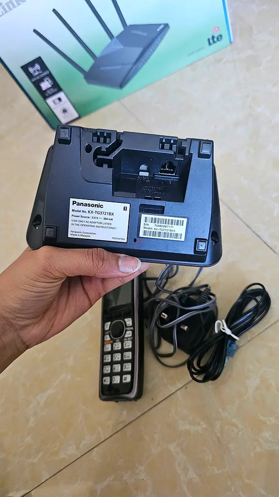 Panasonic Cordless Phone with Base Station Accessories63261817891971114
