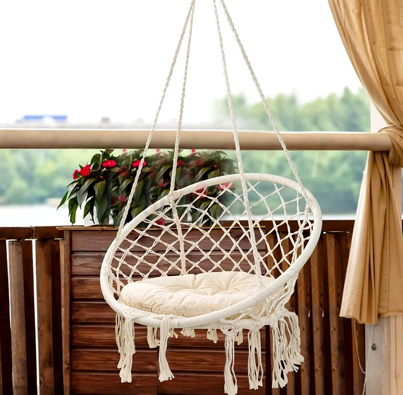 Cozy Hanging Chair - Perfect for Indoors  Outdoors63220328894209111