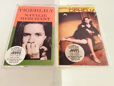 2 Natalie Merchant Music Cassettes
