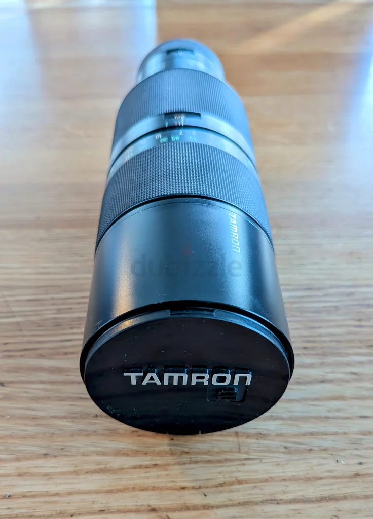 عدسة تيليفوتوغرافية للكاميرات من تامرون بقياس 70-350 مم f4.5 Adaptall 2 مع غطاء جلدي أصلي62934688776195112