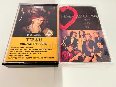 2 T’Pau Music Cassettes