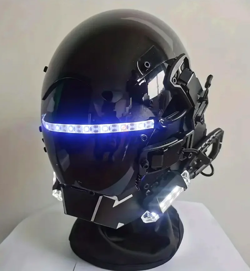 Futuristic Black Visor Helmet - A Collectors Dream!63264586547586111