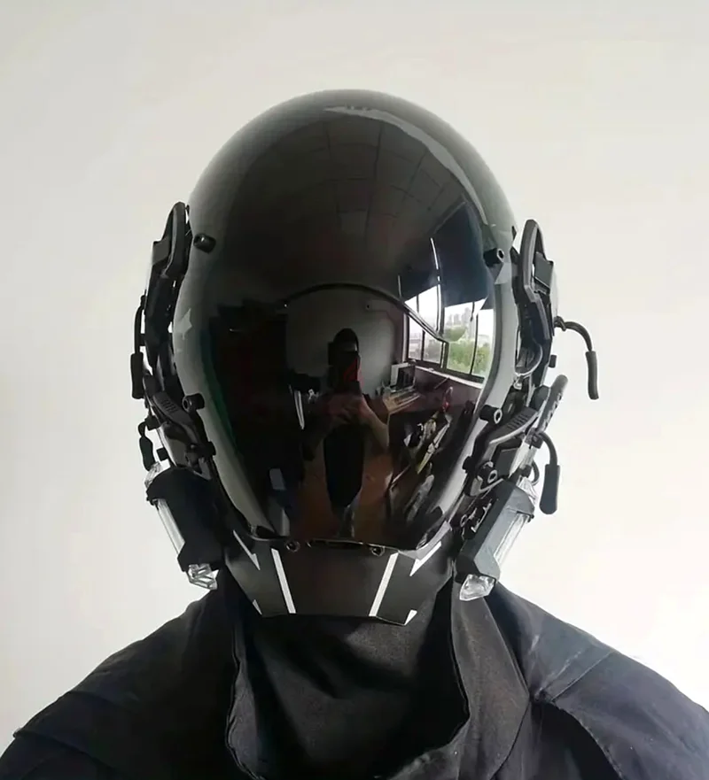 Futuristic Black Visor Helmet - A Collectors Dream!63264586547586113