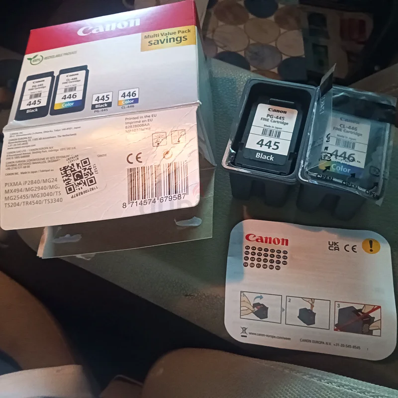 حبر طابعة كانون أصلي63259707372801112