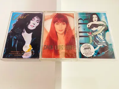 3 Cher Music Cassettes