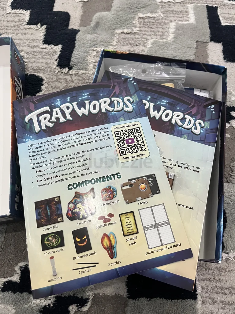 Trapwords Board Game62864706975107111
