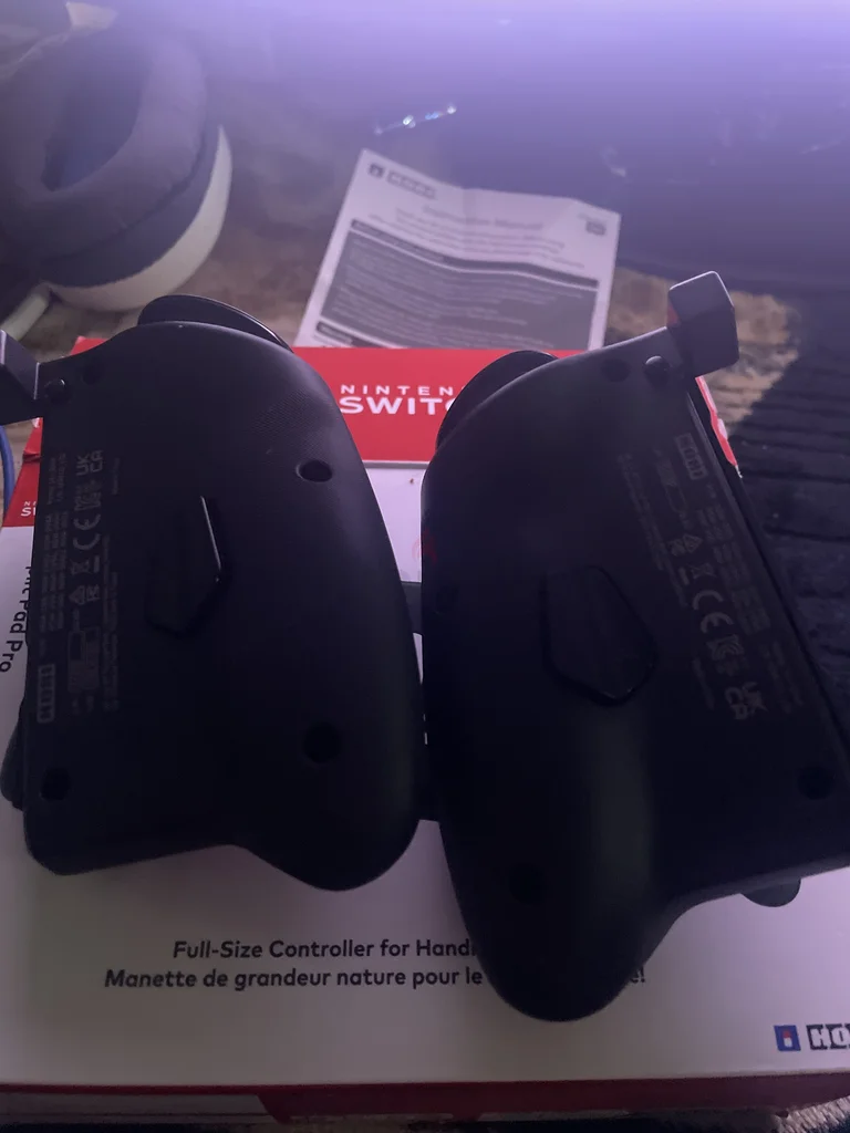 Nintendo switch split pad pro  clear black62929654193793112
