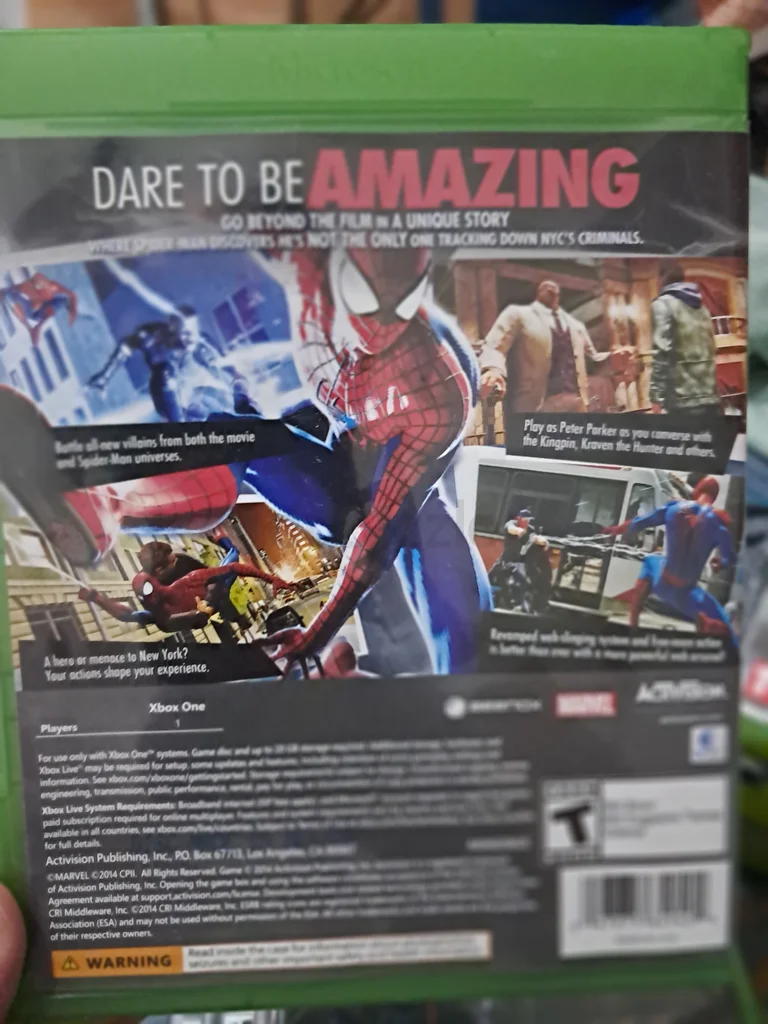 احصل على The Amazing Spider-Man 2 لأجهزة Xbox One وابدأ في التصرف!62929654539651111