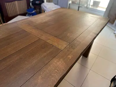 Custom Made Solid Oak Dinning Table