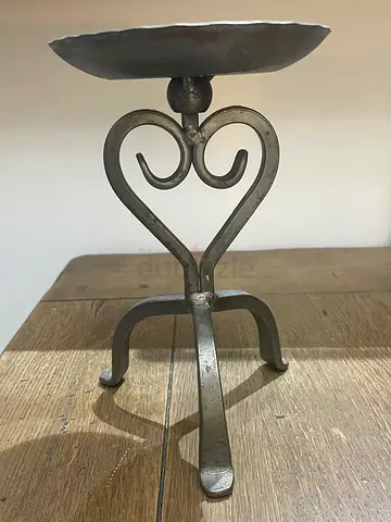 vintage metal candle holder made in Sweden