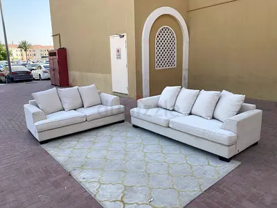The one Kingston sofa set five seater beige excellent condition